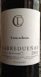 Castilla Y Leon Cigales, Bodegas Concejo Carreduenas 2018